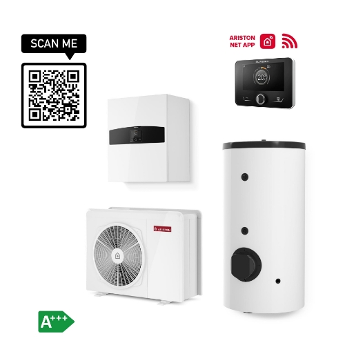 Picture of Air-water heat pump Ariston NIMBUS FLEX 120 S-T EXT R32, with Wi-Fi, 13.87 kW, 3F-400V