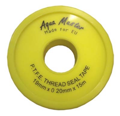 Picture of P.T.F.E.  tape 19mm x 0.075mm x 12m