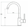 Picture of Kitchen faucet Sabia Silica