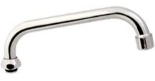 Picture of Kitchen mixer spout U D18 height 200mm Rubineta