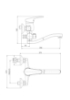 Picture of Bath mixer BORA Standart with accessories