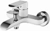Picture of Mixer for bath and shower Vento Ravena, white/chrome, with accessories