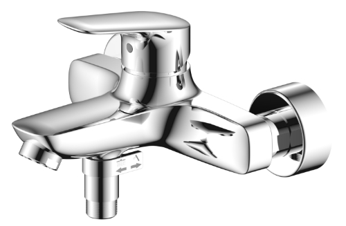Picture of Mixer for bath and shower Vento Prato w/o accessories PR702-03