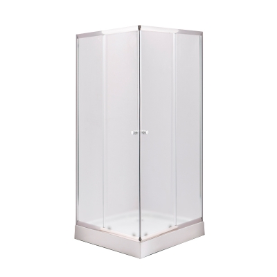 Picture of Shower enclosure  Gotland Eco 90x90x195cm, shallow (12cm) squared tray