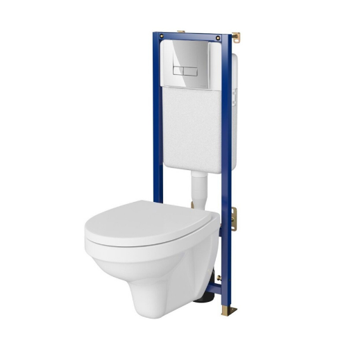 Attēls Tualetes poda sistēma Cersanit Aqua (WC pods+rāmis+poga) (IZP)