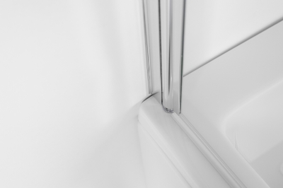 Picture of Bath screen Brasta Maja 70, h-1500 mm, chrome profile, transparent glass 6 mm