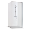 Picture of Shower enclosure Brasta Kristina 80x80, h-2000 mm, chrome profile, transparent glass 6 mm