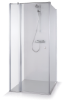 Picture of Shower enclosure Brasta Karina 80x80, h-2000 mm, chrome profile, transparent glass 6 mm