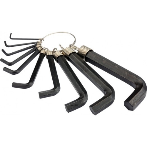 Picture of Hex key set 10 pcs., 2-14 mm