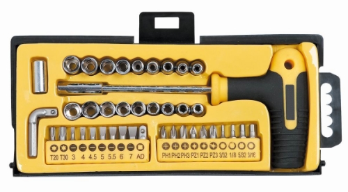 Picture of Magnetic screwdriver with bits 41 pcs.
