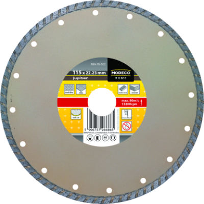 Picture of Diamond disc D125x22mm,TURBO
