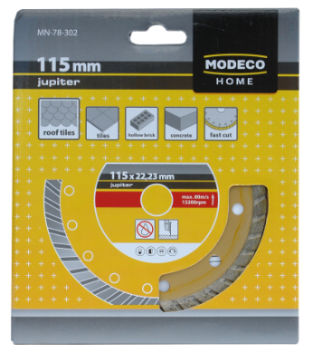 Picture of Diamond disc D125x22mm,TURBO