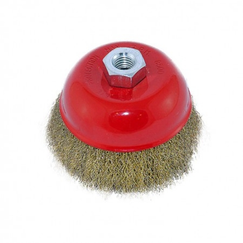 Picture of Cup brush D125mm,brass,crimped