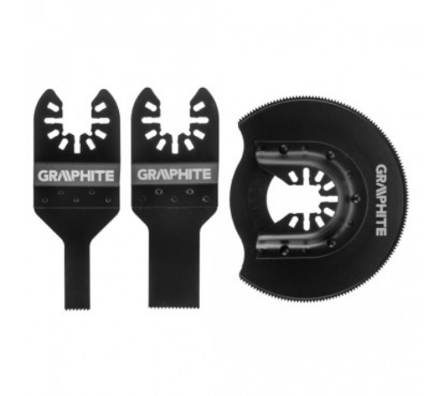 Attēls Asmeņu komplekts metālam GRAPHITE, 3-gab