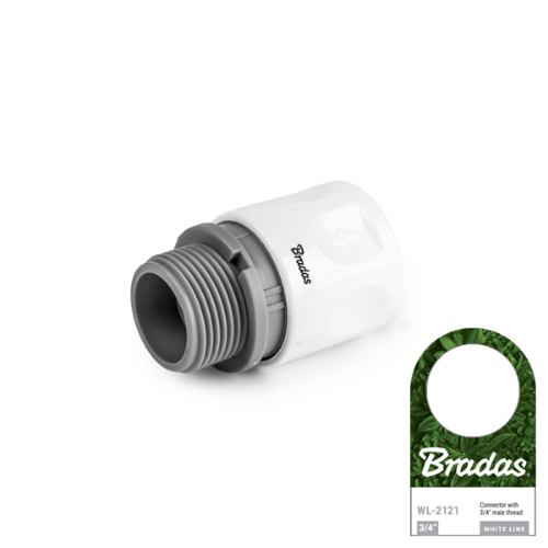 Picture of WHITE LINE connector male thread 3/4" - STANDARD