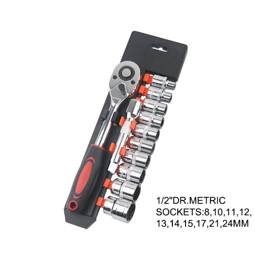 Picture of 12 pcs socket set 1/2"