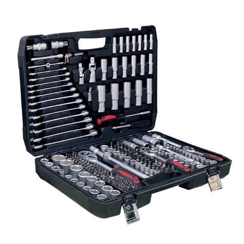 Attēls Instrumentu komplekts  1/2", 3/8", 1/4'' 216 gab.