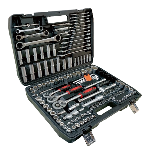 Attēls Instrumentu komplekts  1/2", 3/8", 1/4'' 151 gab.