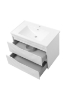Picture of Bathtub cabinet  Florence with washbasin 60 white matt