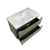 Picture of Washbasin cabinet Sevilla 60 with washbasin Sava 60 olive