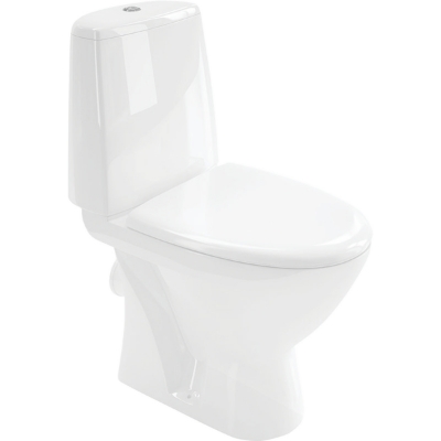 Изображение Унитаз RUNA, горизонтальный 3/6L, с крышкой SOFT C