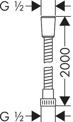 Picture of Metaflex Shower hose 200 cm