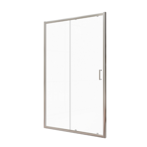 Attēls Dušas durvis VENTO Asti 110X195 cm, stikls 6mm Easy Clean caurspīdīgs, hromēts profils