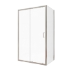 Attēls Dušas durvis VENTO Asti 110X195 cm, stikls 6mm Easy Clean caurspīdīgs, hromēts profils