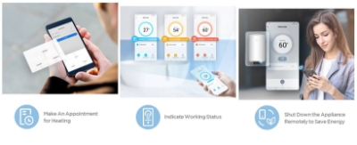 Изображение Водонагреватель Midea Lume Uno 50L WiFi