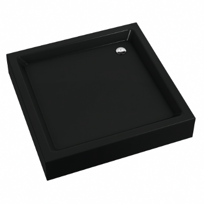 Picture of Shower tray Vento Square Black 90X90X16