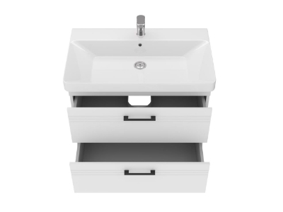 Picture of Sink cabinet Meloni with washbasin Luxury 80 white