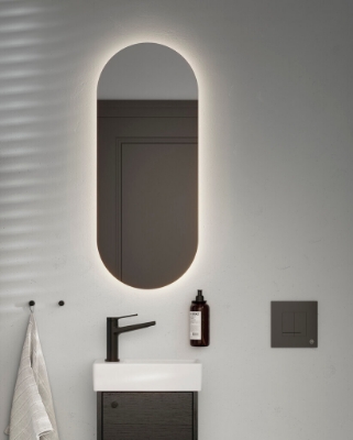 Изображение Зеркало Gustavsberg 35x85 cm, с LED подсветкой