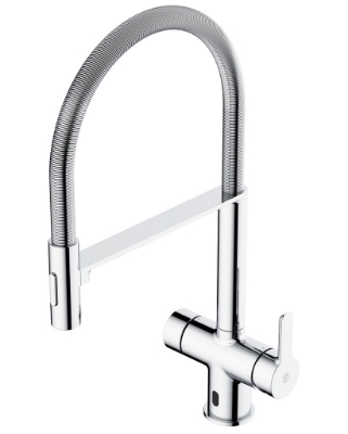 Picture of Kitchen mixer Gustavsberg Estetic Duo, with sensor, pull-of spout, chrome