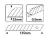 Picture of Replacement blades 25 mm, 5 pcs.