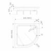 Picture of Shower tray SCHAEDLER Standart M  80x80x26cm R55