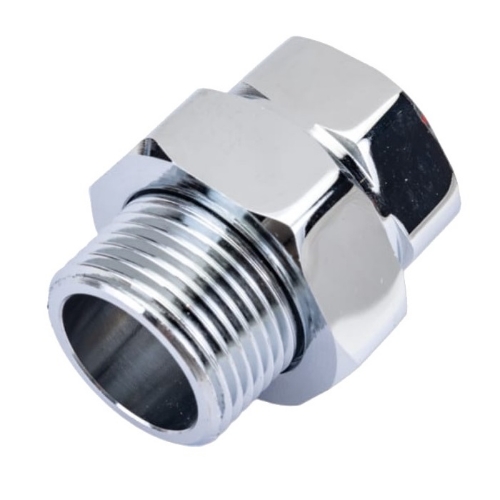 Picture of Stright coupler for reg. pipe, chrome 1'