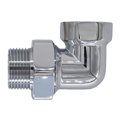 Picture of Angle coupler for reg. pipe, chrome 1/2'